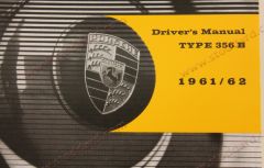 WKD-469-120 Driver's Owners Manual for 356B T6 Porsche Factory Reprint  