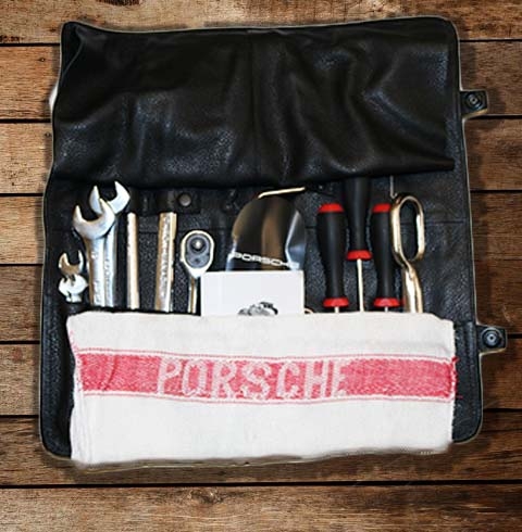 低価格の PCG-964-721-10 Porsche for Bag Tartan in Kit Tool Classic 小物