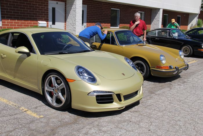 Porsches from different eras